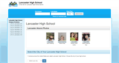 Desktop Screenshot of lancasterhighschool.net